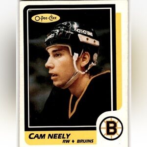 Cam Neely 1986/87 O-Pee-Chee Boston Bruins Hockey Card